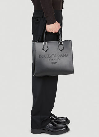 Debossed Logo Tote Bag