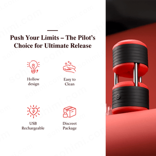 DUMBBELL| Auto Hollow 3D Textured Channel 10 Vibration Male Masturbator