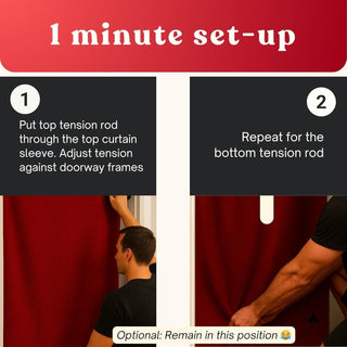 Portable Glory Hole Kit | RED | Mask and Case