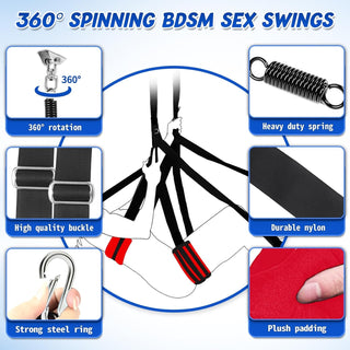 TitanOrbit Heavy-duty 360° Sex Swing System