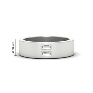 Equality Diamond Mens Wedding Ring