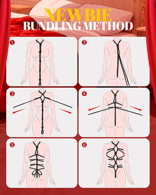 Cotton Shibari Bondage Rope | BLACK | 3 Pack