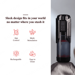 Gatling| App Control Thrusting and Rotation Male Stimulator