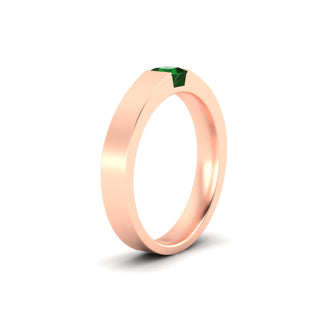 Half Bezel Solitaire | Engagement Ring