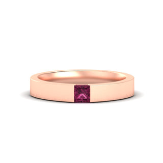 Half Bezel Solitaire | Engagement Ring