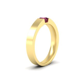 Half Bezel Solitaire | Engagement Ring