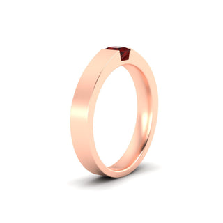 Half Bezel Solitaire | Engagement Ring