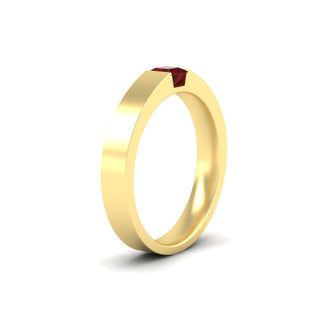 Half Bezel Solitaire | Engagement Ring