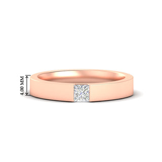 Half Bezel Solitaire | Engagement Ring