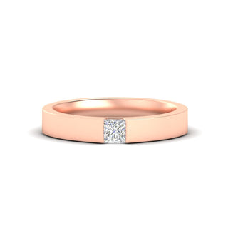 Half Bezel Solitaire | Engagement Ring