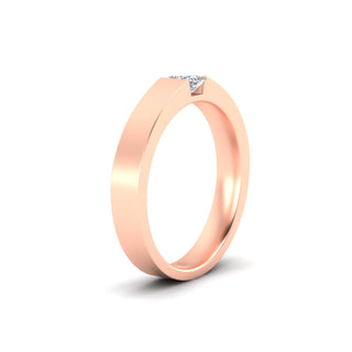 Half Bezel Solitaire | Engagement Ring