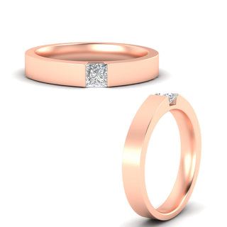 Half Bezel Solitaire | Engagement Ring