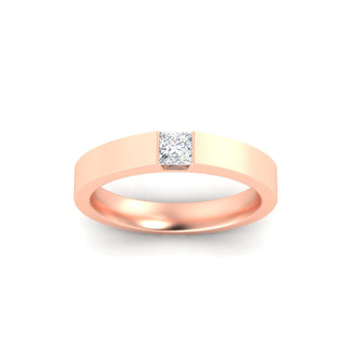 Half Bezel Solitaire | Engagement Ring