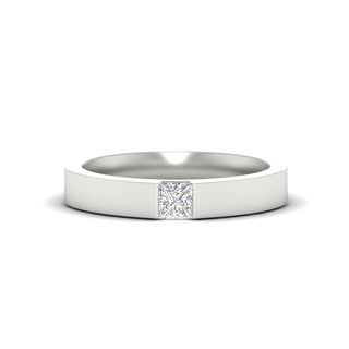 Half Bezel Solitaire | Engagement Ring