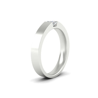 Half Bezel Solitaire | Engagement Ring