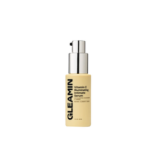 Gleamin Vitamin C Illuminating Intimate Serum bottle on a white background