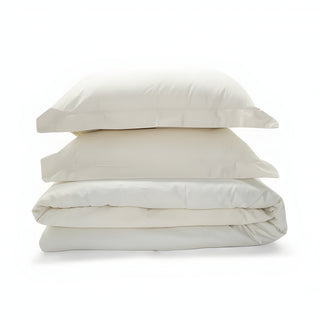 400TC Cotton Sateen Solid Duvet Cover Set