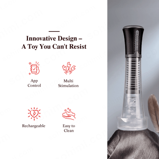 LACH| 3 in 1 Vibrating and Suction Male Penis Pump Sex Toy