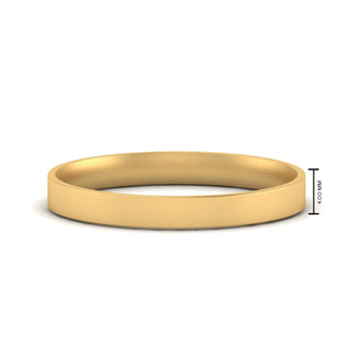 Light Weight Flat 4 mm | Wedding Band