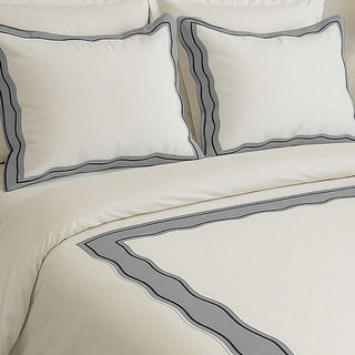 Sagrisa Applique Embroidery Cotton Duvet Cover Set