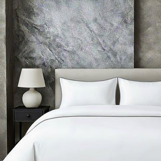 400 TC 100% Tencel Soft Silk Piping Duvet Cover Set
