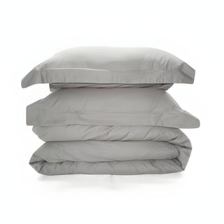 400TC Cotton Sateen Solid Duvet Cover Set