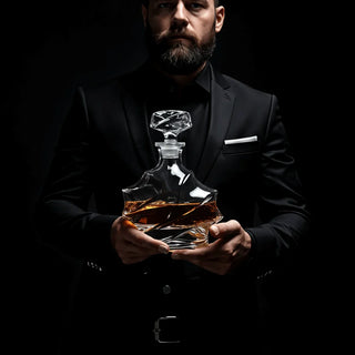 Storm Japanese Crystal Whisky Decanter
