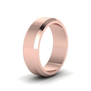 Matte Finish Beveled Anniversary Band For Men - MENAGERIE Intimates MENS Lingerie