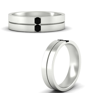 Mens 2 Stone | Wedding Band