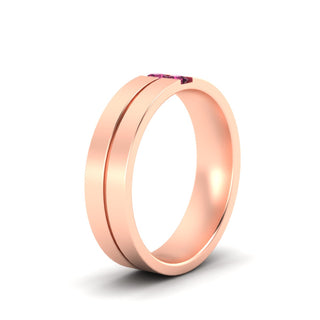 Mens 2 Stone | Wedding Band
