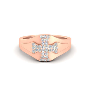 Cross Engagement Ring