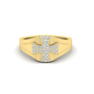 Cross Engagement Ring