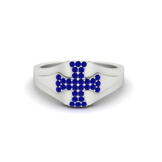 Cross Engagement Ring