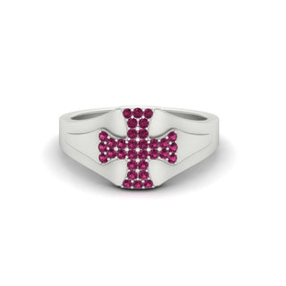 Cross Engagement Ring