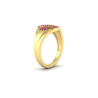 Cross Engagement Ring