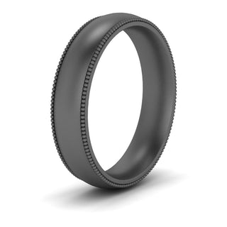 Milgrain Wedding Band | 4 mm