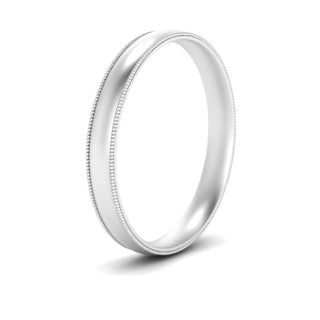 Milgrain Wedding Band | 4 mm