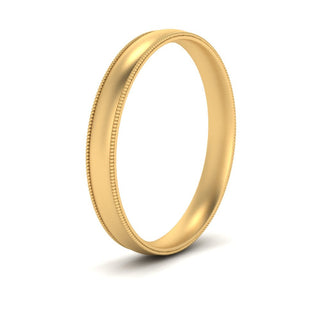 Milgrain Wedding Band | 4 mm