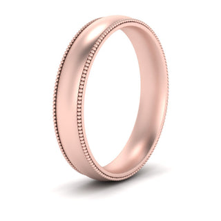 Milgrain Wedding Band | 4 mm