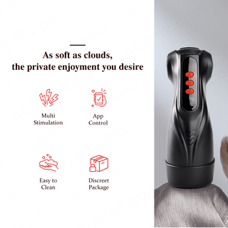 MYNA| 3 in 1 App Control Sucking and Vibration Male Pocket Pussy - MENAGERIE Intimates MENS Lingerie