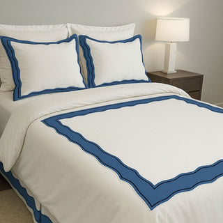 Sagrisa Applique Embroidery Cotton Duvet Cover Set