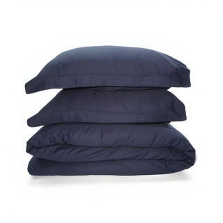 400TC Cotton Sateen Solid Duvet Cover Set