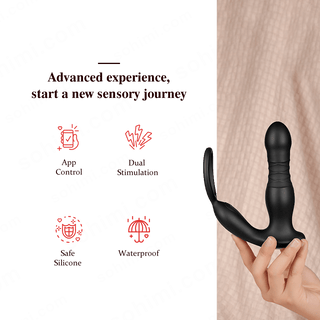 Petalwish 2 | App Control Anal Vibrator Strong Vibrating(No Remote Control) - MENAGERIE Intimates MENS Lingerie
