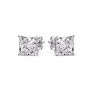 Princess Cut Diamond Stud Earring