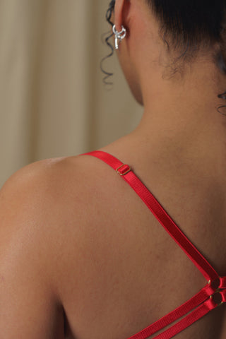 Ethereal Bra | RED  | FULL OF DESIRE.