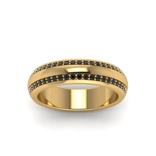 Beveled Edge Matte Eternity | Engagement Ring