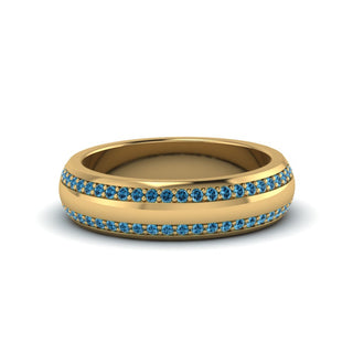 Beveled Edge Matte Eternity | Engagement Ring