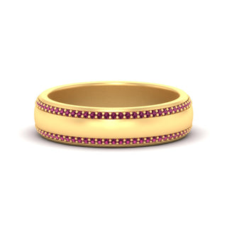 Beveled Edge Matte Eternity | Engagement Ring - MENAGERIE Intimates MENS Lingerie