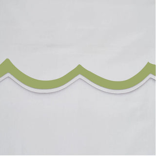 400TC Applique Scalloped Embroidery Cotton Duvet Cover Set
