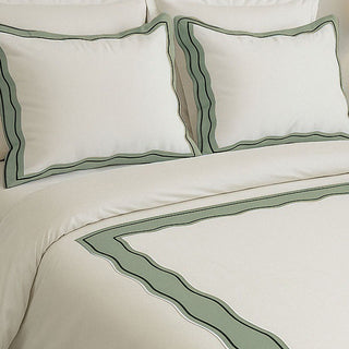 Sagrisa Applique Embroidery Cotton Duvet Cover Set